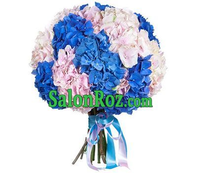 Fashionable bouquet of hydrangeas Fashionable bouquet of hydrangeas
