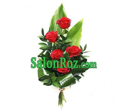 A man''s bouquet of 5 roses A man''s bouquet of 5 roses