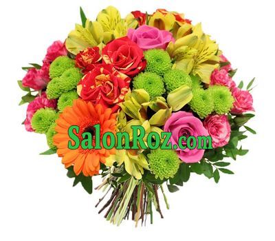 Expressive bouquet with spray roses Expressive bouquet with spray roses