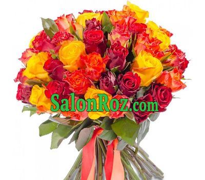 Bright bouquet of 47 roses Bright bouquet of 47 roses