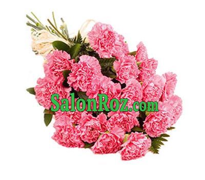 Bouquet of 21 red carnations Bouquet of 21 red carnations
