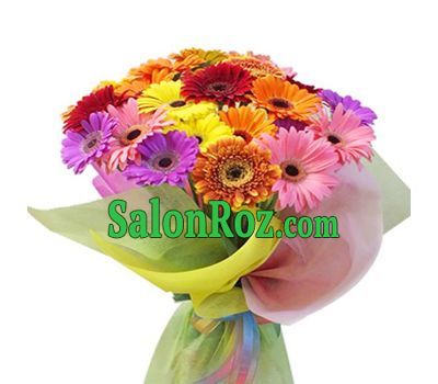 Bouquet of 37 multicolored gerberas Bouquet of 37 multicolored gerberas