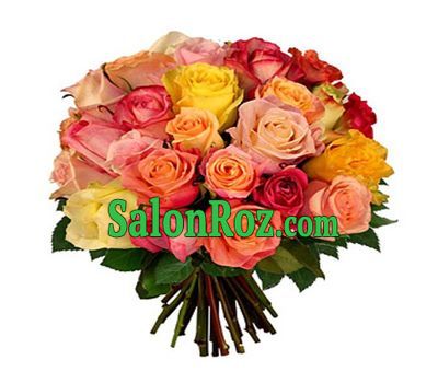 Bouquet of 29 multi-colored roses Bouquet of 29 multi-colored roses