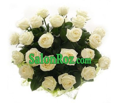 Bouquet of 21 white roses Bouquet of 21 white roses