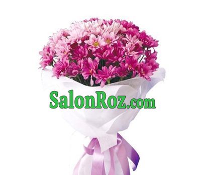 Bouquet of 9 pink chrysanthemums Bouquet of 9 pink chrysanthemums