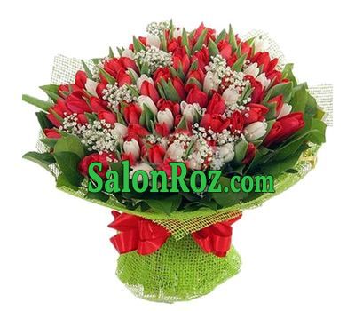 Bouquet of 101 tulips Bouquet of 101 tulips