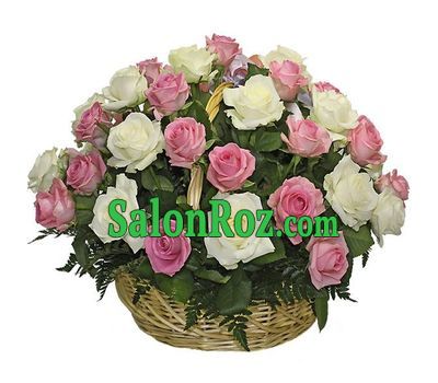 Basket of 41 roses Basket of 41 roses