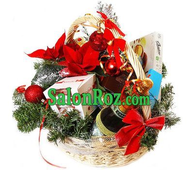 Подарочная новогодняя корзина Подарочная новогодняя корзина
